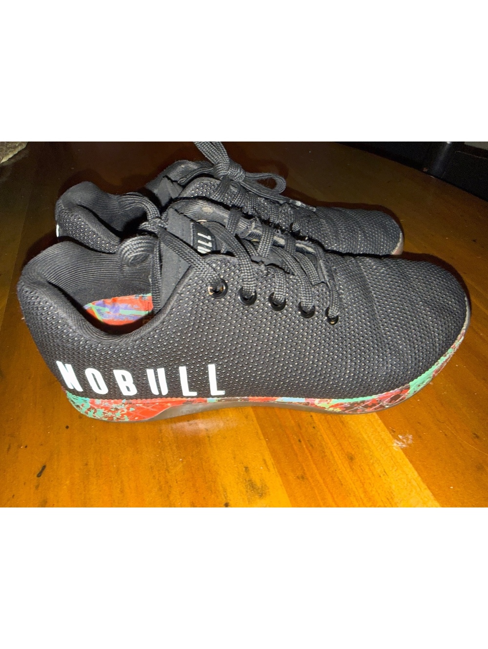 NOBULL Black Multicolor Training Shoes Size 6.5